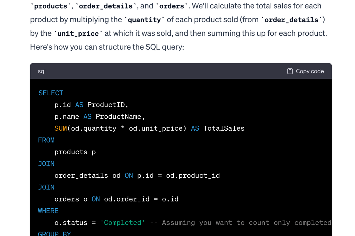 无需编写 SQL，在 ChatGPT 中与你的数据库对话