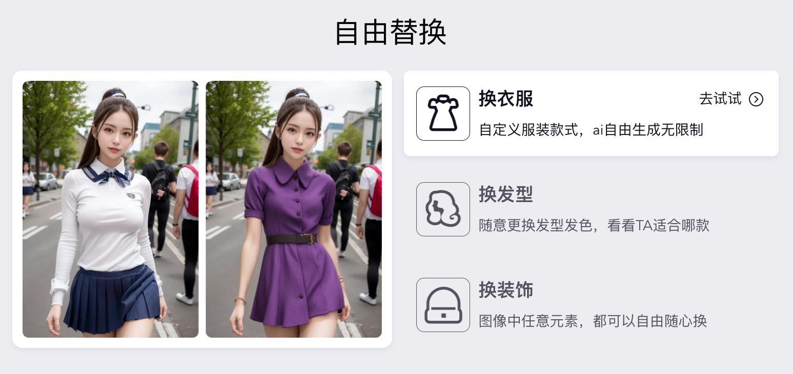 Sih.Ai：一键换衣换发型AI工具